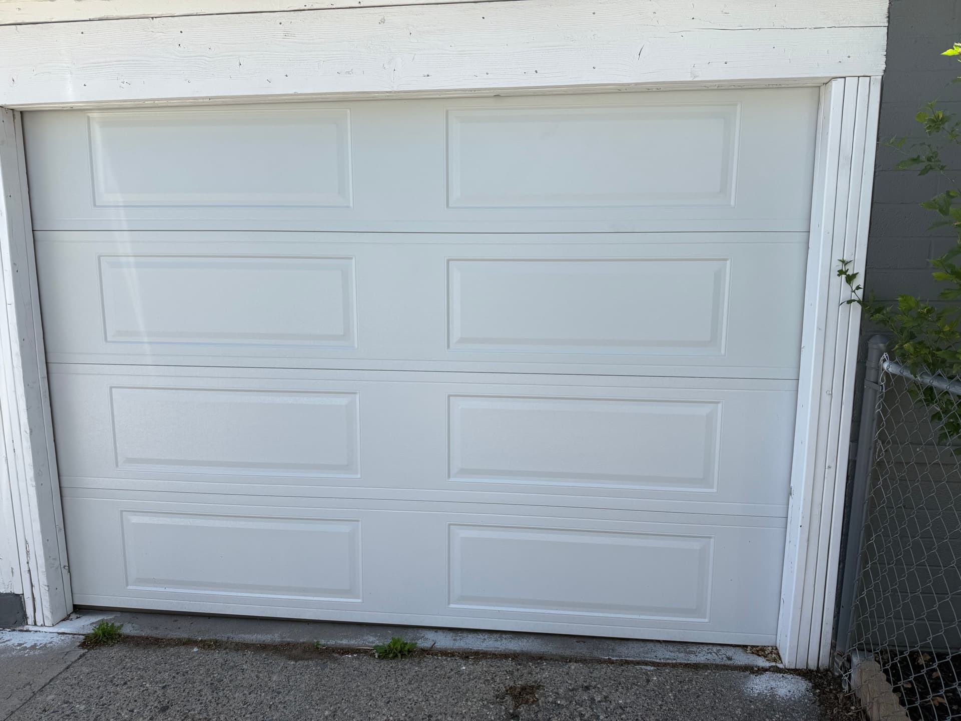 Damaged Garage Door Panels Repaired and Back in Action